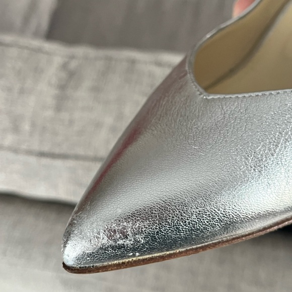Sarah Flint silver slingback heels - Picture 7 of 7
